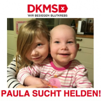 Paula sucht Helden<br><small>Stammzellspender dringend gesucht!</small>