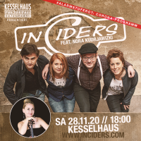 InCiders live<br><small><small>Special Guest: Nora Kudrjawizki (One Violin Orchestra)</small></small>
