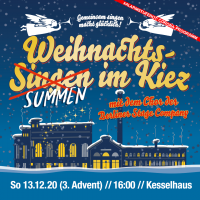 Weihnachtssingen im Kiez<br><small><small>Gemeinsam singen macht glücklich!</small></small>